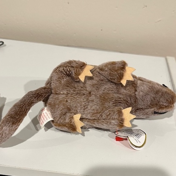 Ty, Co; Beanie Baby Mouse; "Tiptoe"  NWT - Picture 5 of 5
